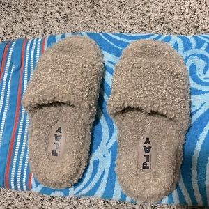 Jeffrey Campbell Play Fuzzy Slippers